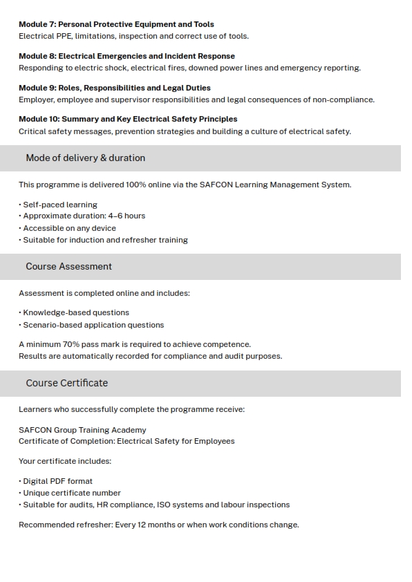 Brochure - Electrical Safety for Employees_003