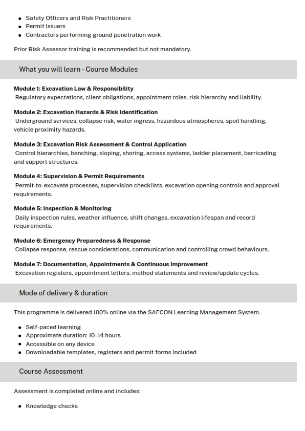 Brochure - Excavation Supervisor_002