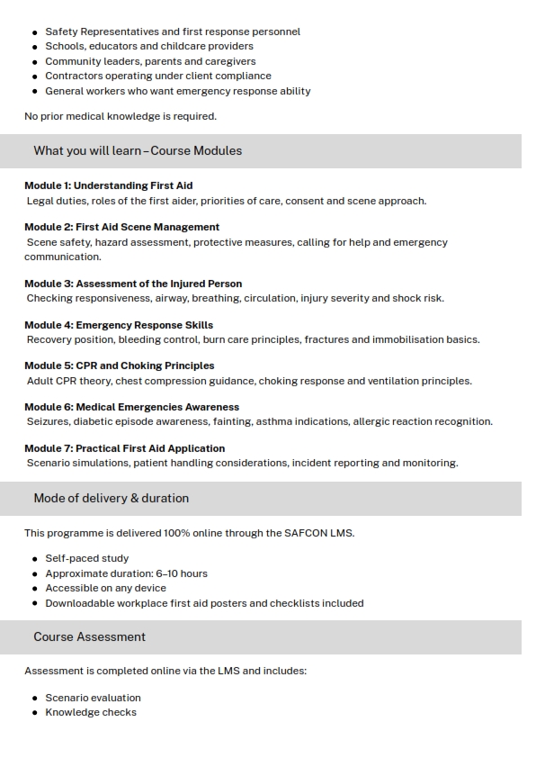 Brochure - First Aid Level 1_002
